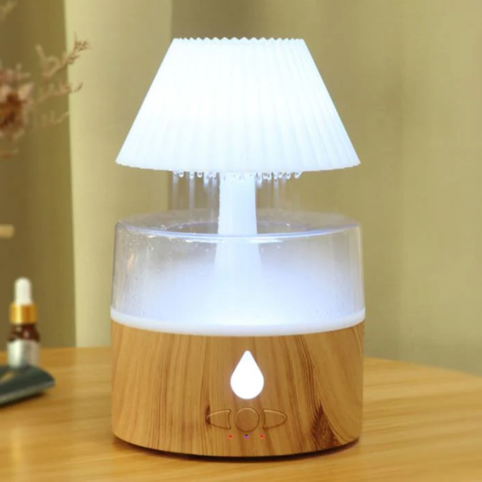 Compact Cool Mist Air Humidifier with LED Night Light - Pexav