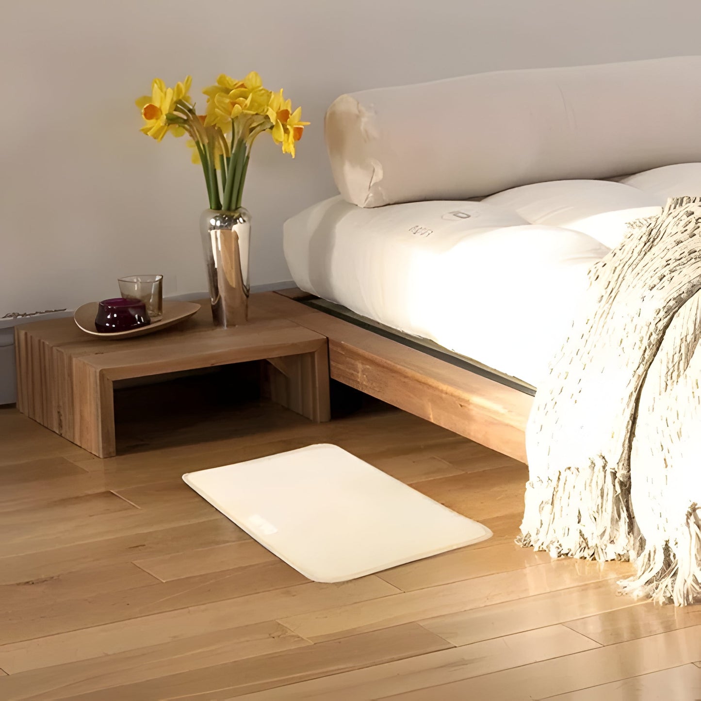 Wearable Alarm Clock Mat | Gentle Wake Up Carpet for Heavy Sleepers