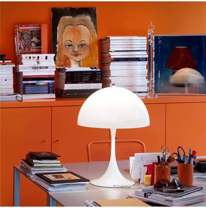 Vintage Scandinavian Table Lamp - Classic Mushroom Style