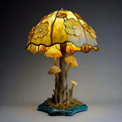 Colorful Art Glass Desk Lamp