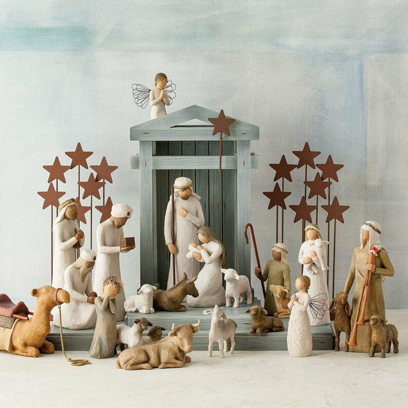Christmas Nativity Scene 20 Piece Figurine Set - Pexav