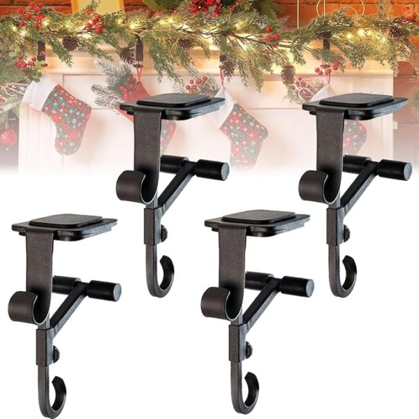 Strong Double Christmas Garland Hangers - Pexav