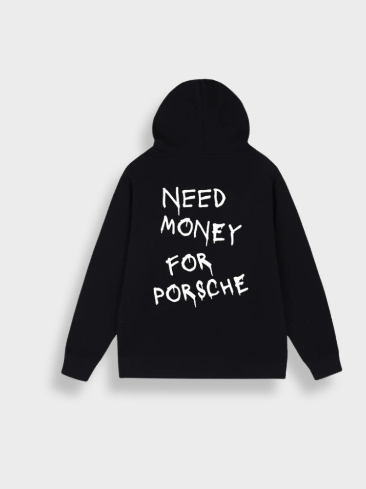 Large Graphic Men's Hooded Sweatshirt - Pexav