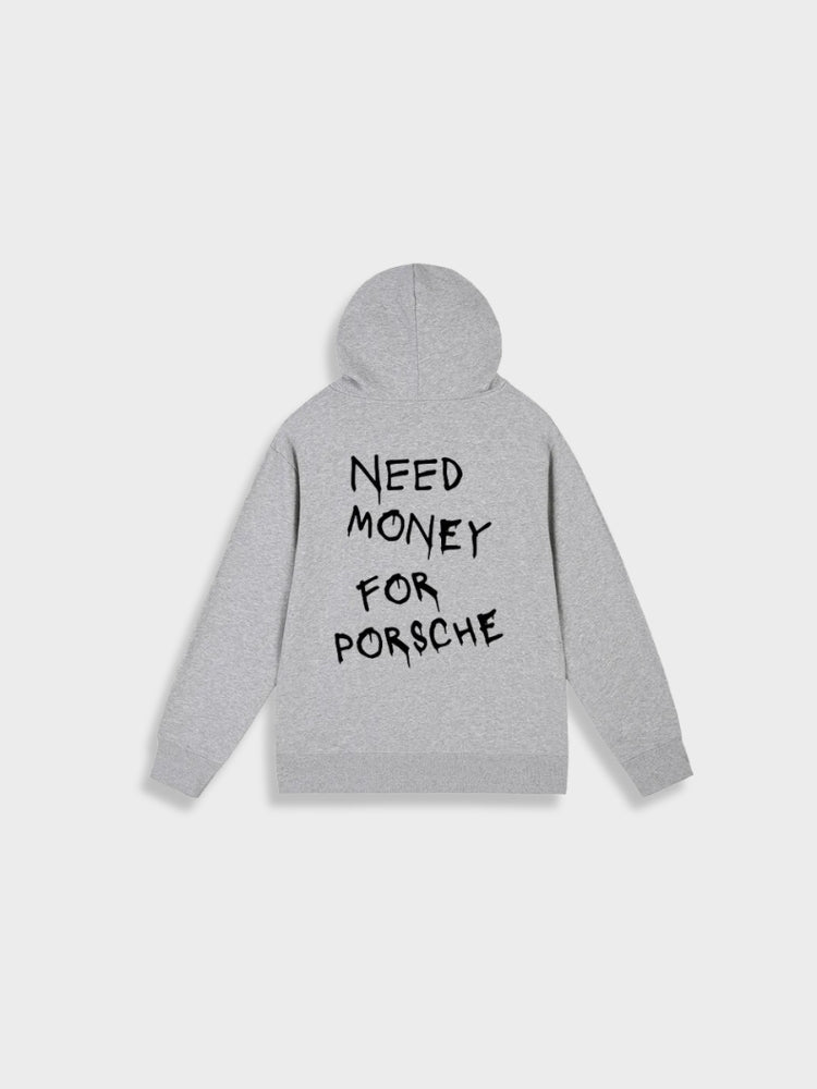 Oversized Men's Hoodie with Print - Noah-Gray-S-Nora Luxe