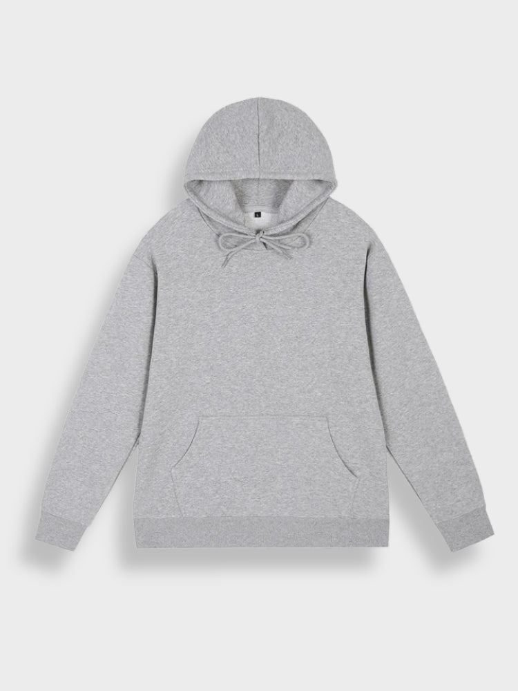Oversized Men's Hoodie with Print - Noah-Gray-S-Nora Luxe