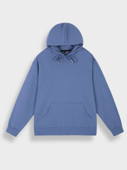 Oversized Men's Hoodie with Print - Noah-Gray-S-Nora Luxe