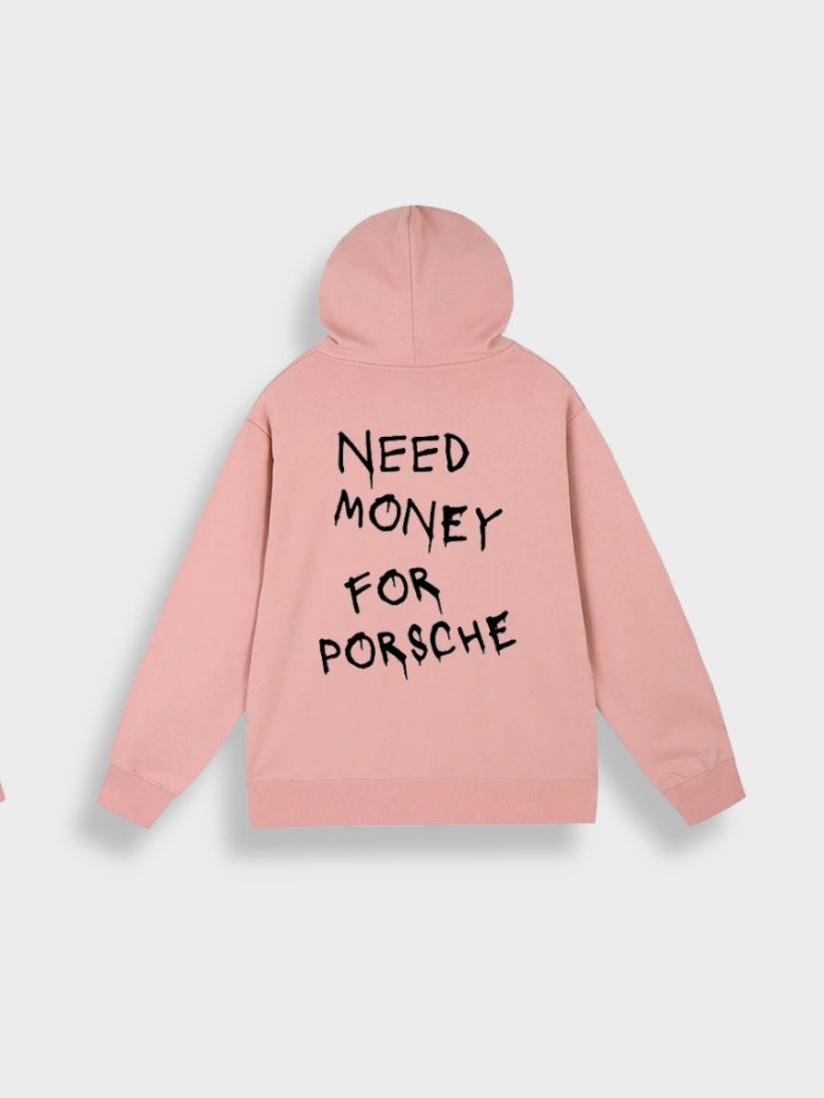 Oversized Men's Hoodie with Print - Noah-Pink-S-Nora Luxe