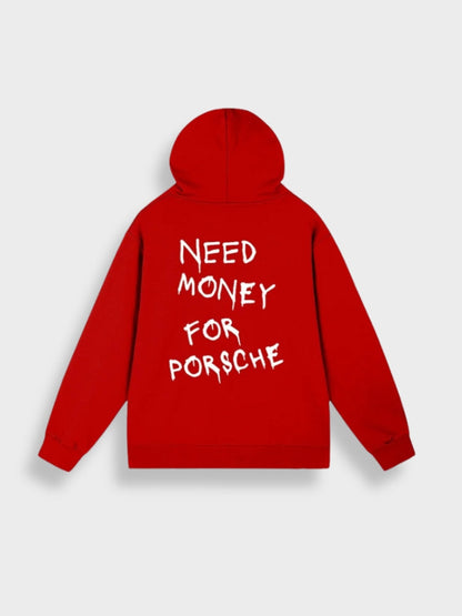 Oversized Men's Hoodie with Print - Noah-Red-S-Nora Luxe