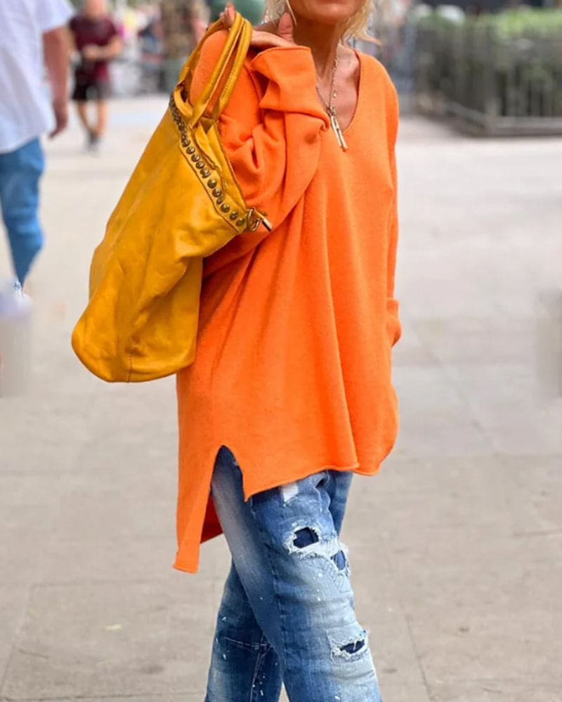 Oversized Women's Sweater - Alina-XS-Nora Luxe