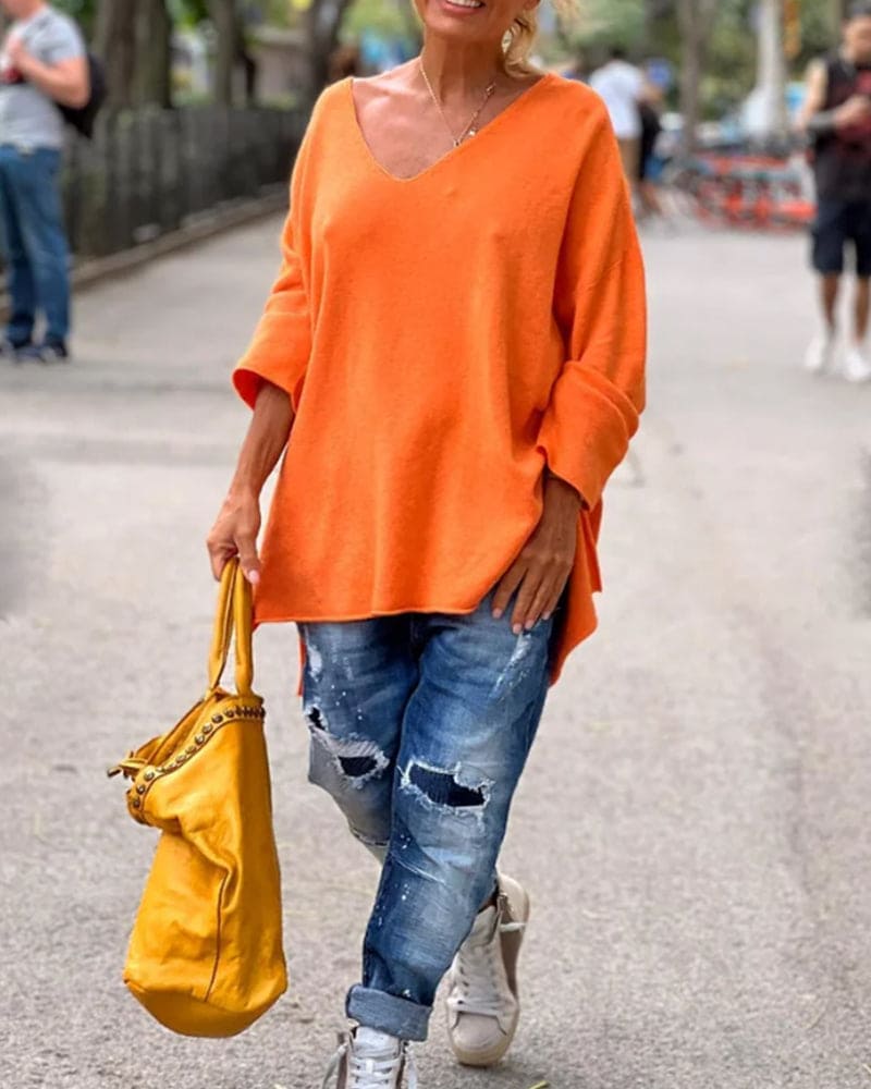 Oversized Women's Sweater - Alina-XS-Nora Luxe