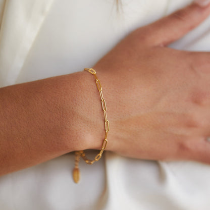 Paperclip Switch Bracelet - Nova-Gold-Nora Luxe