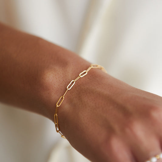 Simple Chain Link Bracelet Nova - Pexav