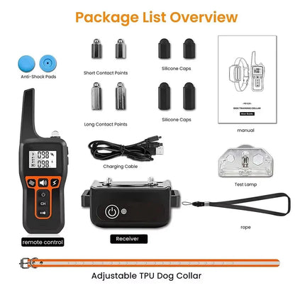 Adjustable Remote Dog Training Collar with Sound & Vibe