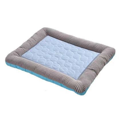 Pet Cooling Mat for Summer - ChillPaws-Blue-S (17.72 x 13.78 inches)-Nora Luxe