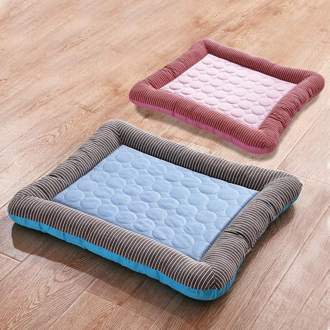 Pet Cooling Mat for Summer - ChillPaws-Blue-S (17.72 x 13.78 inches)-Nora Luxe