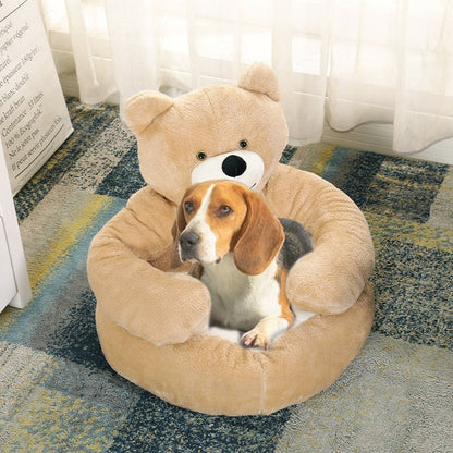 Pet Sleeping Mat - PawCuddle-Khaki-Small-Nora Luxe