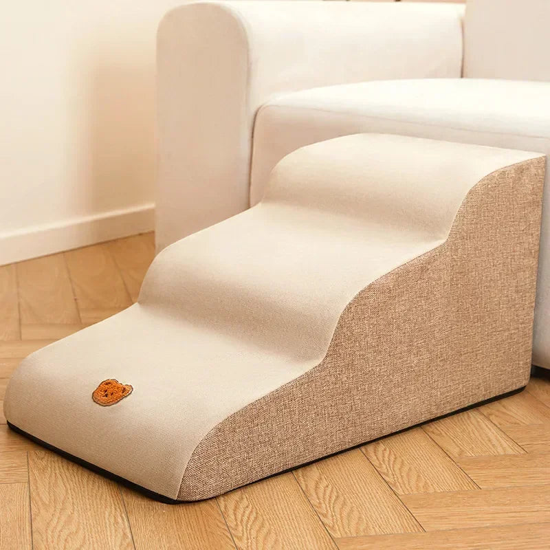 Pet Stair - PawStep-Brown 3 Steps-Nora Luxe