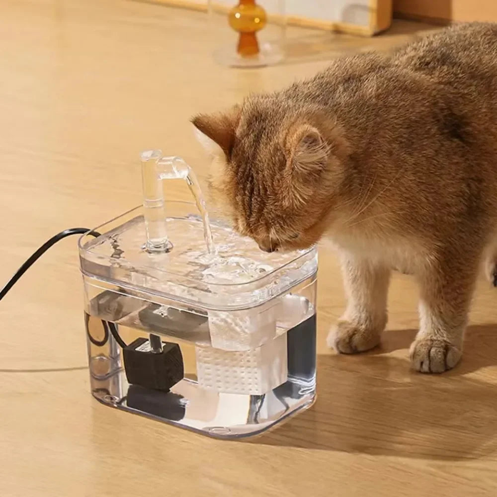 Pet Water Bowl - FreshFlow Pet Fountain-Transparent-Nora Luxe