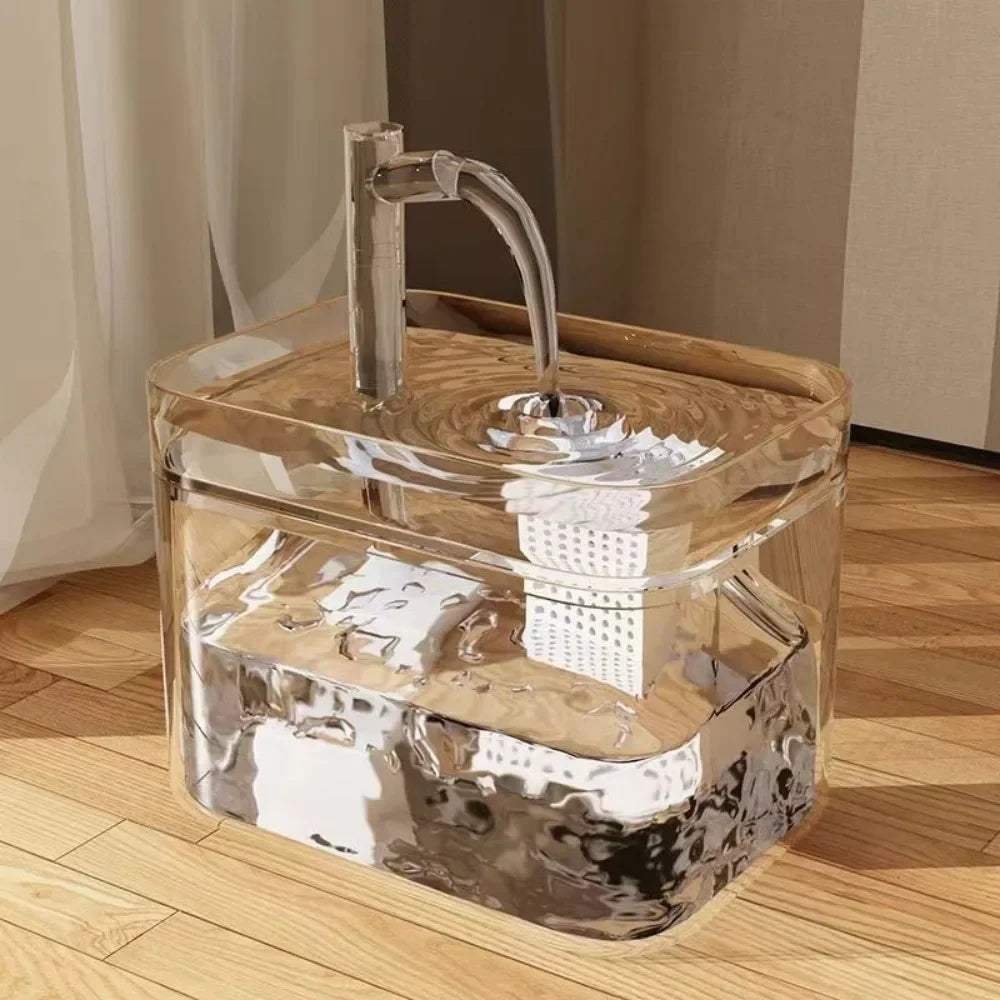 Pet Water Bowl - FreshFlow Pet Fountain-Transparent-Nora Luxe