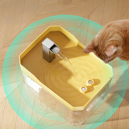 Pet Water Bowl - FreshFlow Pet Fountain-Transparent-Nora Luxe