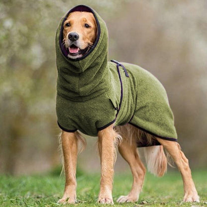 Quick Dry Pet Drying Coat with Adjustable Strap