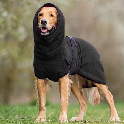 Quick Dry Pet Drying Coat with Adjustable Strap