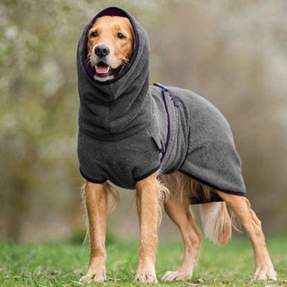 Quick Dry Pet Drying Coat with Adjustable Strap