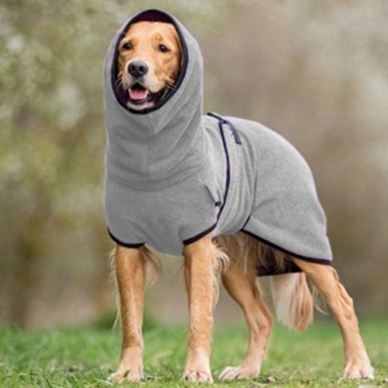 Quick Dry Pet Drying Coat with Adjustable Strap