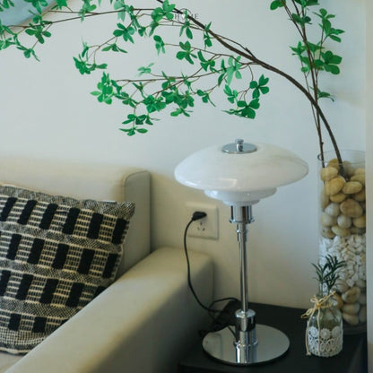 Stainless Steel Multilayer Glass Table Lamp Modern Design