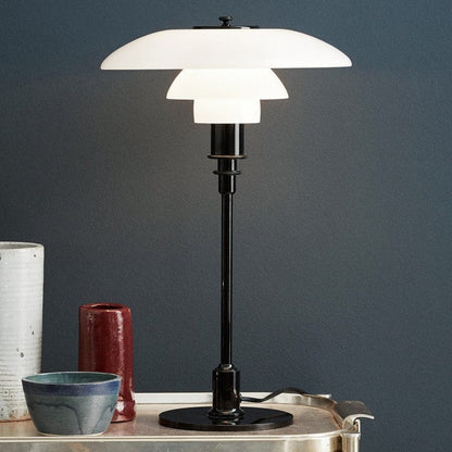 Stainless Steel Multilayer Glass Table Lamp Modern Design