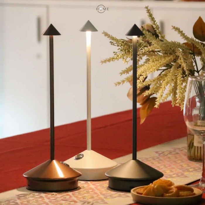 Modern Cordless LED Table Lamp Rechargeable Touch Dimmable