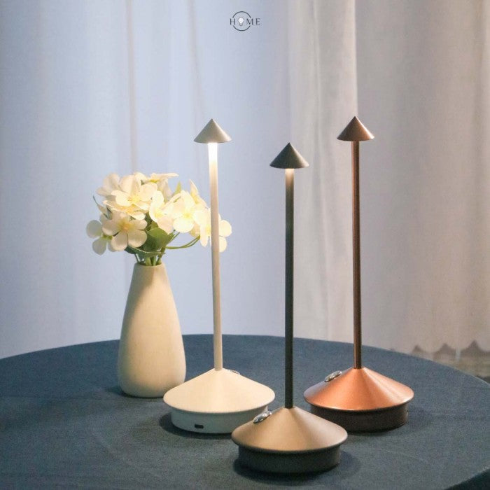 Modern Cordless LED Table Lamp Rechargeable Touch Dimmable