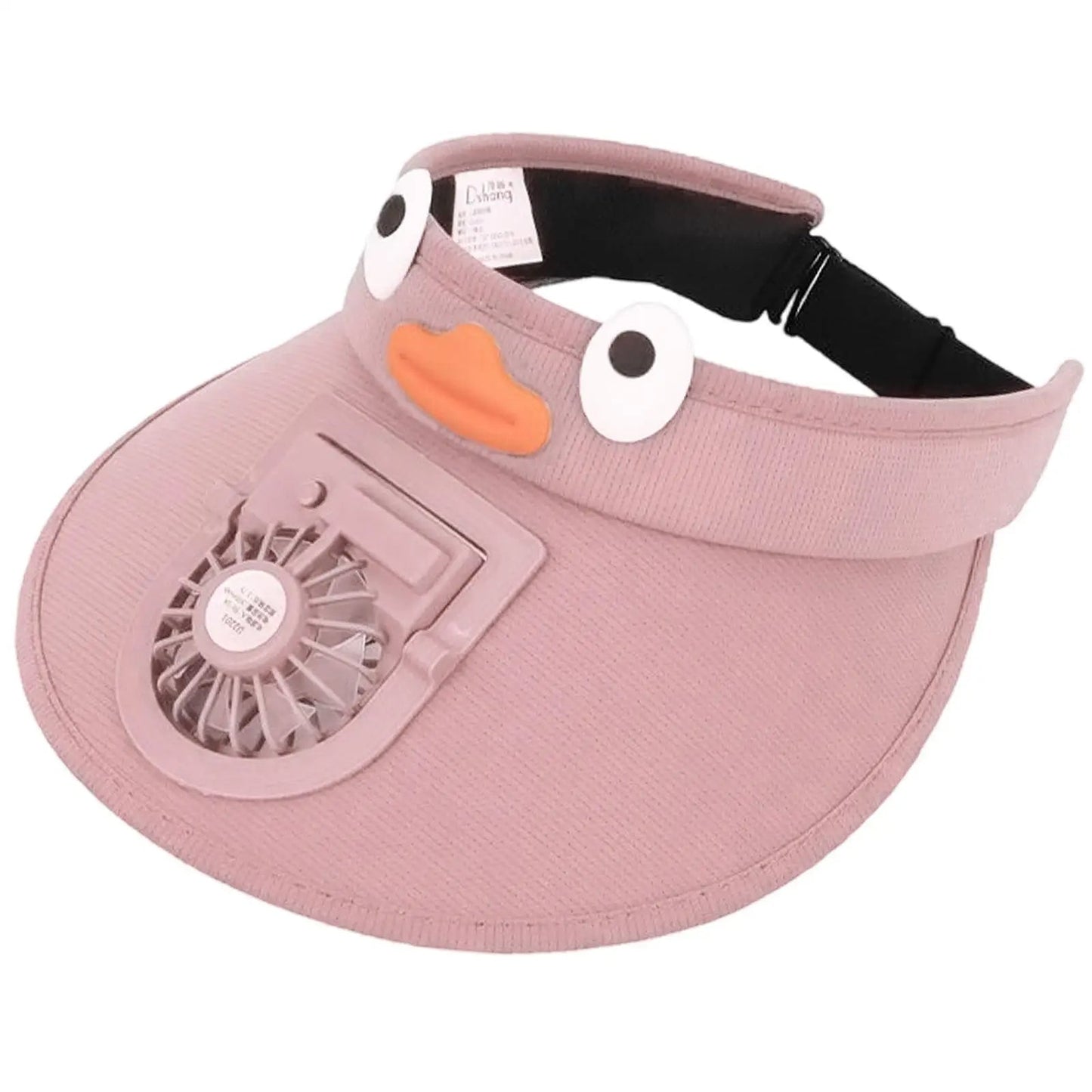 Childrens Summer Shade Cap with Built-in Fan