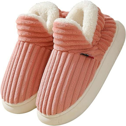 Soft Plush Home Slippers | Warm Cozy Indoor Shoes