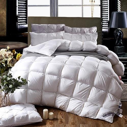 Soft Goose Down Filled Luxury Duvet Cover - Pexav