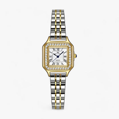 Simple Silver Metal Quartz Watch Classic Design