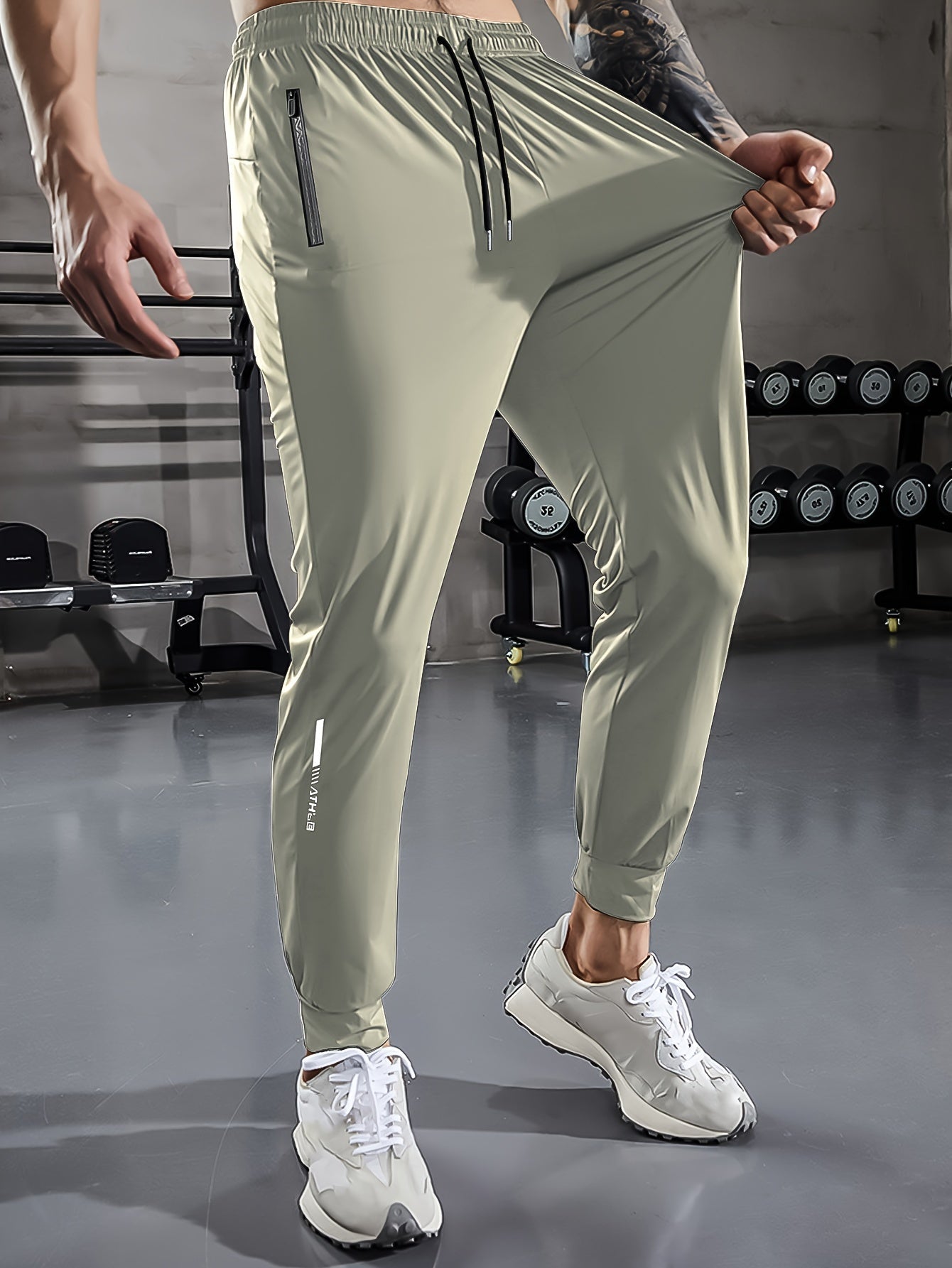 Plain Men's Sports Trousers with Pockets - Niels-Black Style 1-2XS-Nora Luxe