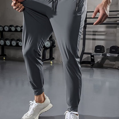 Plain Men's Sports Trousers with Pockets - Niels-Gray Style 1-2XS-Nora Luxe