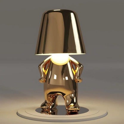 Playful Dimmable Table Lamp - LumoPals-Gold-Confident-Nora Luxe