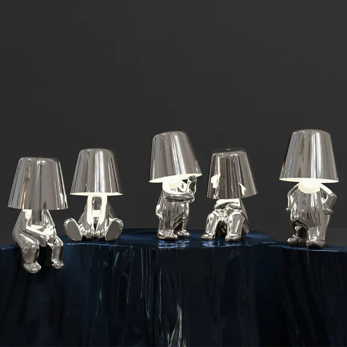 Playful Dimmable Table Lamp - LumoPals-Gold-Dreaming-Nora Luxe