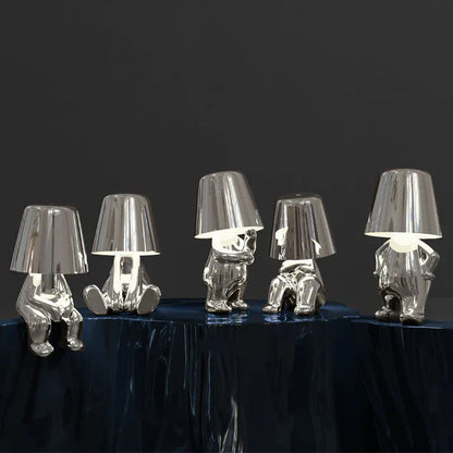 Playful Dimmable Table Lamp - LumoPals-Gold-Dreaming-Nora Luxe