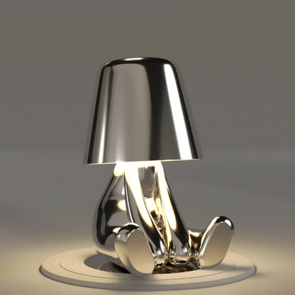 Playful Dimmable Table Lamp - LumoPals-Silver-Dreaming-Nora Luxe