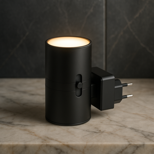 Simple Plug in Table Lamp with Soft Night Light - Pexav