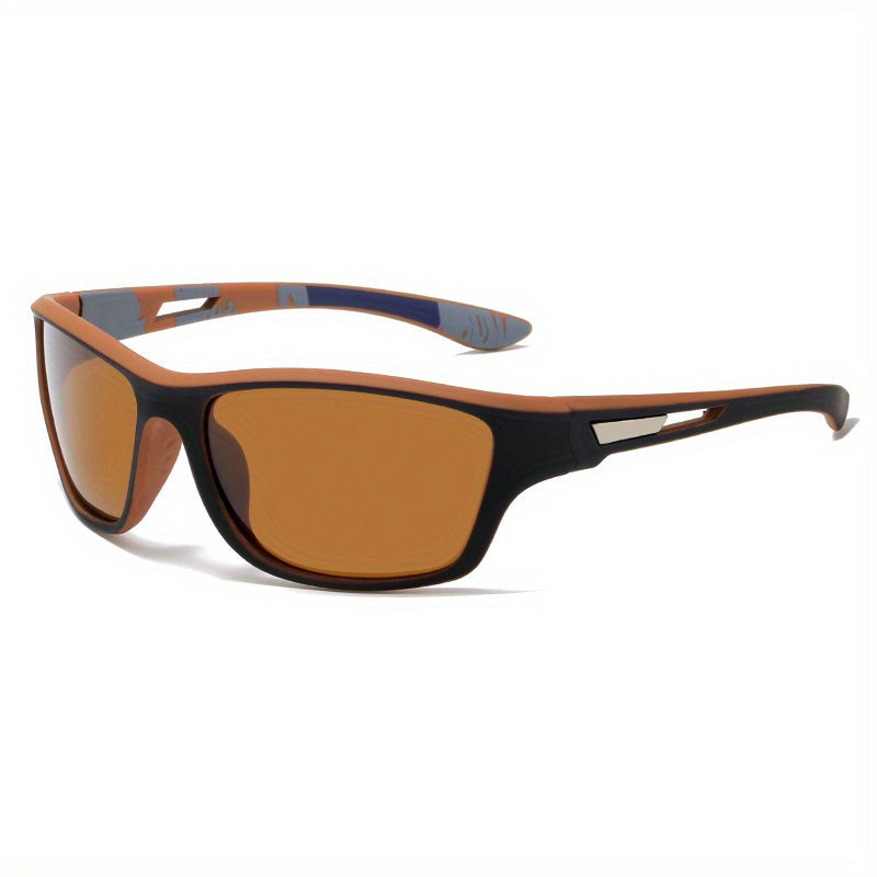 Polarised Sports Sunglasses for Men - VisionX Pro-Brown-Nora Luxe