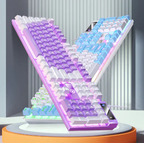 Vibrant Colorful LED Backlit Gaming Keyboard - Pexav