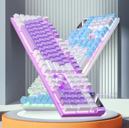 Vibrant Colorful LED Backlit Gaming Keyboard - Pexav
