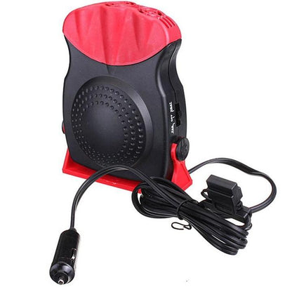 Compact Car Heater Fan - 12V Auto Defroster Kit
