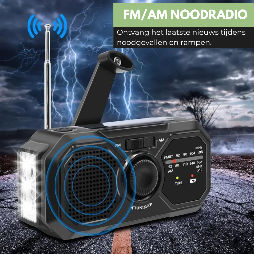 Portable Emergency Radio - SurvivalWave-Nora Luxe