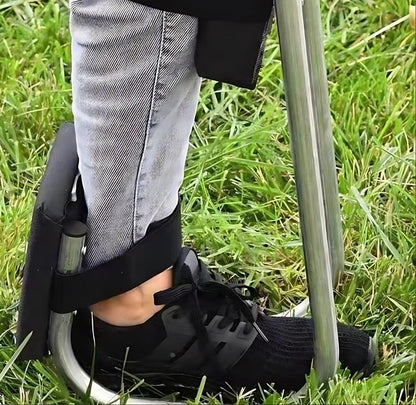 Portable Garden Kneeler and Stool - GardenEase Duo-Black-Nora Luxe