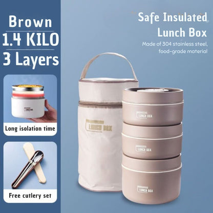 Portable Insulated Meal Container Set - LunchMate-White-2 dozen + bag + FREE cutlery set-Nora Luxe